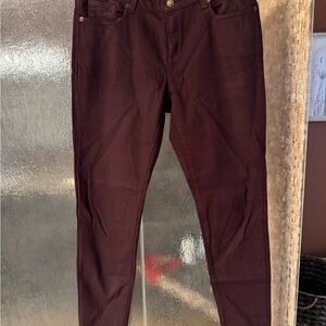 Michael Kors Burgundy Jeans